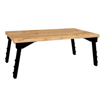 Τραπεζάκι laptop Sidon Megapap από μελαμίνη χρώμα pine oak 60x35,5x23,5cm 1 τεμ.