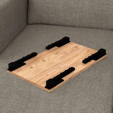 Τραπεζάκι laptop Sidon Megapap από μελαμίνη χρώμα pine oak 60x35,5x23,5cm 1 τεμ.