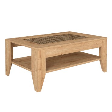 Τραπεζάκι σαλονιού Madura Megapap χρώμα sapphire oak 90x60x40cm 1 τεμ.