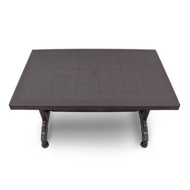 Τραπέζι πολυπροπυλενίου Callan Megapap χρώμα καφέ 120x70x73cm 1 τεμ.