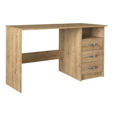 Γραφείο εργασίας Eldoris Megapap χρώμα sapphire oak 120x60x75cm 1 τεμ.
