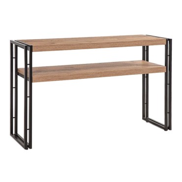 Κονσόλα Atlas Megapap μεταλλική - μελαμίνης χρώμα atlantic pine 140x35x80cm 1 τεμ.