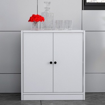 Ντουλάπι κουζίνας - μπάνιου Felix Flat Megapap χρώμα λευκό 65,4x40x71,4cm 1 τεμ.