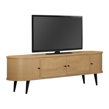 Έπιπλο τηλεόρασης Gentle Megapap χρώμα sapphire oak 180x40x52cm 1 τεμ.