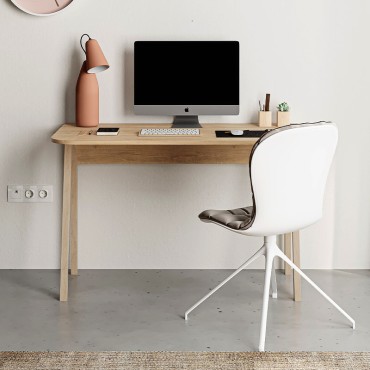 Γραφείο εργασίας Luton Megapap χρώμα φυσικό οξιάς 120x60x75cm 1 τεμ.
