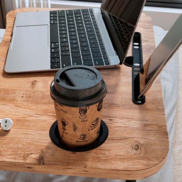 Τραπεζάκι laptop Sedon Megapap χρώμα pine oak 59,2x39,2x26,2cm 1 τεμ.