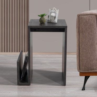 Τραπεζάκι βοηθητικό Regnar Megapap χρώμα rebab 43,1x33,5x52cm 1 τεμ.