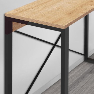 Κονσόλα Archie Megapap χρώμα sapphire oak 110x35x75cm 1 τεμ.
