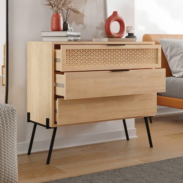 Συρταριέρα Naive Megapap χρώμα sapphire oak 93,1x40x83,1cm 1 τεμ.