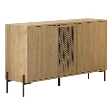 Μπουφές Naive Megapap χρώμα sapphire oak 126x40x80cm 1 τεμ.