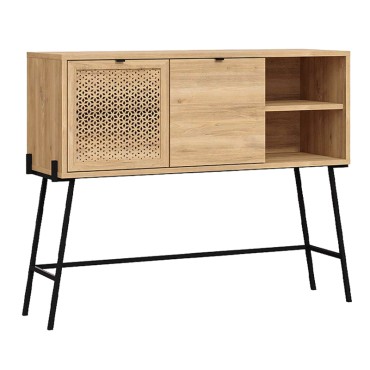Κονσόλα Naive Megapap χρώμα sapphire oak 116x35,5x91cm 1 τεμ.