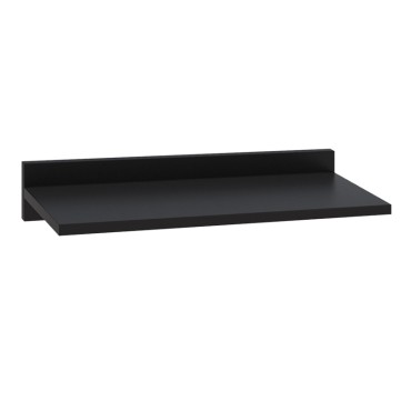Ραφιέρα τοίχου Simple Megapap χρώμα μαύρο 60x24x10cm 1 τεμ.