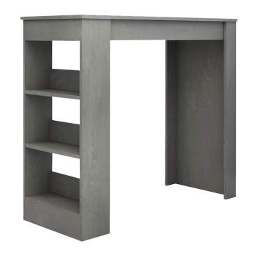 Τραπέζι μπαρ Deep Megapap χρώμα γκρι σκυροδέματος 120x50x100cm 1 τεμ.