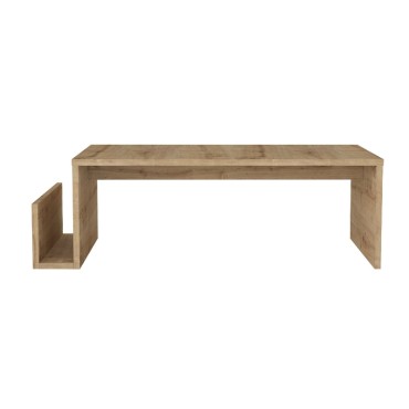 Τραπεζάκι σαλονιού Regnar Megapap χρώμα sapphire oak 100,6x55x31,8cm 1 τεμ.