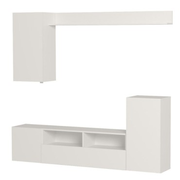 Σύνθεση τηλεόρασης Rodos Megapap χρώμα λευκό 210,2x36x90,4cm 1 τεμ.