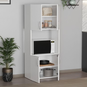 Ντουλάπα κουζίνας Armado Megapap χρώμα λευκό 60x32x140cm 1 τεμ.
