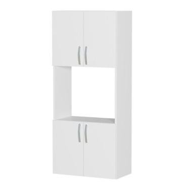 Ντουλάπα κουζίνας Armado Megapap χρώμα λευκό 60x32x140cm 1 τεμ.