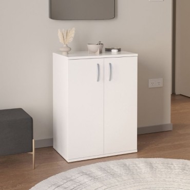 Παπουτσοθήκη - Ντουλάπι Manolo Megapap χρώμα λευκό 60x38x81,4cm