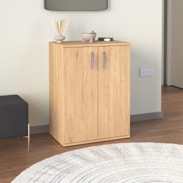 Παπουτσοθήκη - Ντουλάπι Manolo Megapap χρώμα sapphire oak 60x38x81,4cm