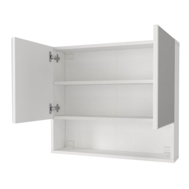 Καθρέπτης μπάνιου Trama Μegapap χρώμα λευκό 75x16,8x65cm 1 τεμ.