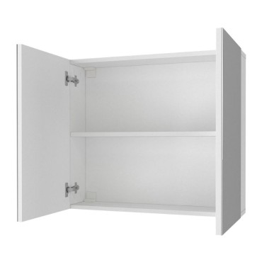 Καθρέπτης μπάνιου Binary Μegapap χρώμα λευκό 75x17,2x65cm 1 τεμ.
