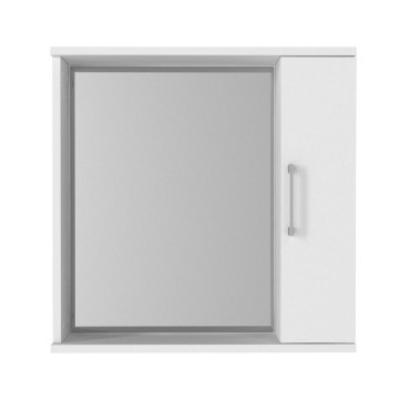 Καθρέπτης μπάνιου Deal Μegapap χρώμα λευκό 65x15,3x65cm 1 τεμ.