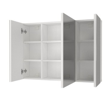 Καθρέπτης μπάνιου Base Μegapap χρώμα λευκό 90x17,1x65cm 1 τεμ.