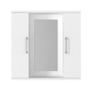 Καθρέπτης μπάνιου Surra Μegapap χρώμα λευκό 65x15,3x65cm 1 τεμ.