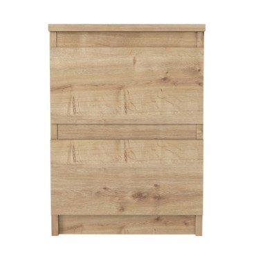 Κομοδίνο Breve Megapap χρώμα sapphire oak 39,8x41,8x55cm 1 τεμ.