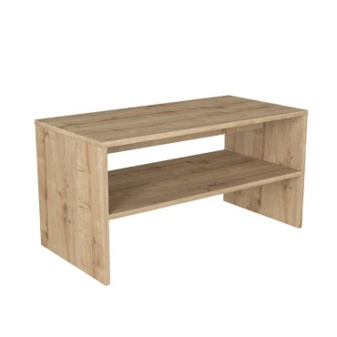 Τραπεζάκι σαλονιού Eleva Megapap χρώμα sapphire oak 90x44,6x46,4cm 1 τεμ.