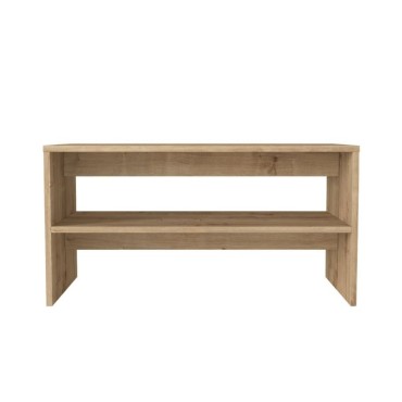Τραπεζάκι σαλονιού Eleva Megapap χρώμα sapphire oak 90x44,6x46,4cm 1 τεμ.