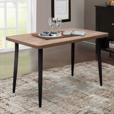 Τραπέζι Levico Megapap χρώμα ακακίας 130x75x75cm 1 τεμ.