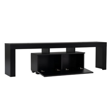 Έπιπλο τηλεόρασης Enclave Megapap χρώμα μαύρο 180x31,3x50cm 1 τεμ.