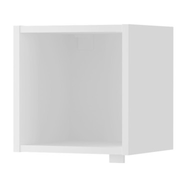 Κομοδίνο επιτοίχιο Beny Megapap χρώμα λευκό 34x30,3x34cm 1 τεμ.
