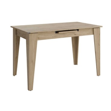Τραπέζι Trendline Megapap επεκτεινόμενο χρώμα oak 120/150x70x75cm 1 τεμ.