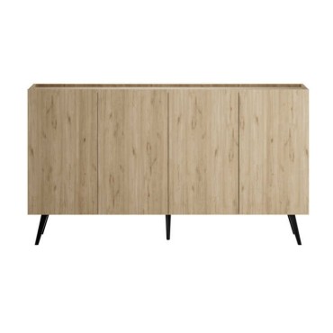 Μπουφές Luna Megapap χρώμα florida oak 180x43x100cm 1 τεμ.