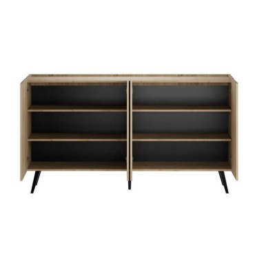 Μπουφές Luna Megapap χρώμα florida oak 180x43x100cm 1 τεμ.