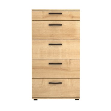 Συρταριέρα Helia Megapap χρώμα φυσικό οξιάς 60x44x108cm 1 τεμ.