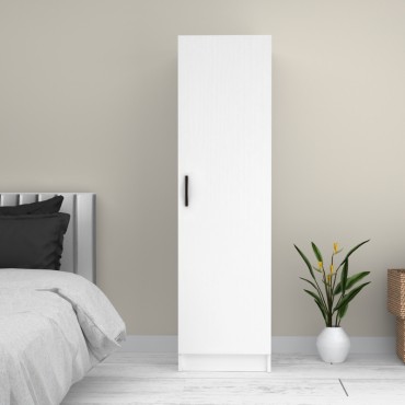 Ντουλάπα ρούχων Victoria Megapap μονόφυλλη χρώμα λευκό 50x60x181cm 1 τεμ.