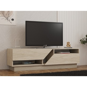 Έπιπλο τηλεόρασης Koza Megapap χρώμα travertine 160x40x45cm 1 τεμ.