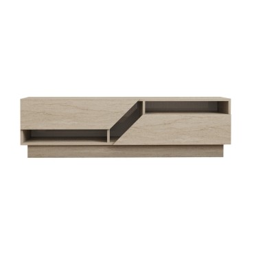 Έπιπλο τηλεόρασης Koza Megapap χρώμα travertine 160x40x45cm 1 τεμ.