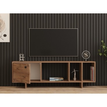Έπιπλο τηλεόρασης Folsom Megapap χρώμα atlantic pine 140x29,9x45cm 1 τεμ.