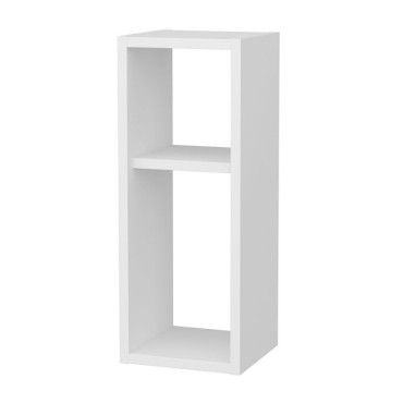 Κομοδίνο επιτοίχιο Sault Megapap χρώμα λευκό 23,2x22x59,6cm 1 τεμ.