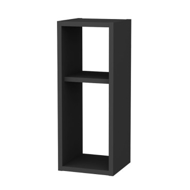 Κομοδίνο επιτοίχιο Sault Megapap χρώμα ανθρακί 23,2x22x59,6cm 1 τεμ.