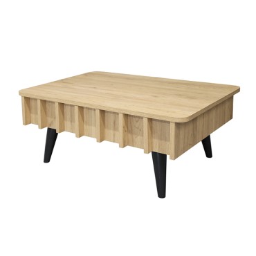 Τραπεζάκι σαλονιού Gemma Megapap χρώμα sepet oak 90x59,6x36,8cm 1 τεμ.