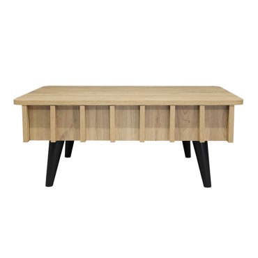 Τραπεζάκι σαλονιού Gemma Megapap χρώμα sepet oak 90x59,6x36,8cm 1 τεμ.