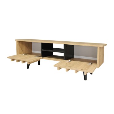 Έπιπλο τηλεόρασης Gemma Megapap χρώμα sepet oak 150x35x46,7cm 1 τεμ.