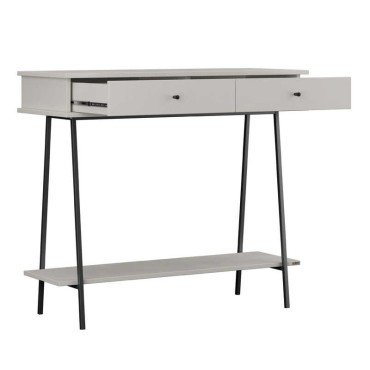 Κονσόλα Elite Megapap χρώμα λευκό του πάγου 100x40x88cm 1 τεμ.