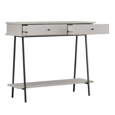 Κονσόλα Elite Megapap χρώμα λευκό του πάγου 100x40x88cm 1 τεμ.