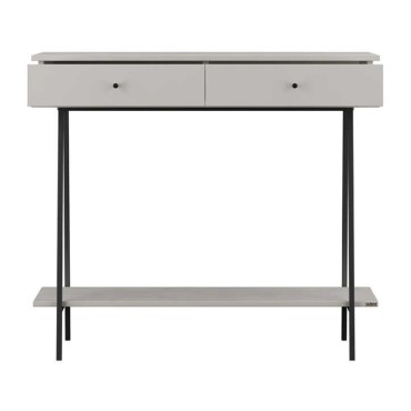 Κονσόλα Elite Megapap χρώμα λευκό του πάγου 100x40x88cm 1 τεμ.